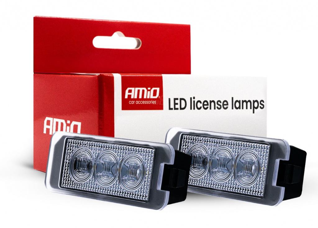 Set 2 Buc Lampi Numar Inmatriculare Led Amio Seat Exeo ST 3R2/3R5 2008-2013 CLP12 HP 04553