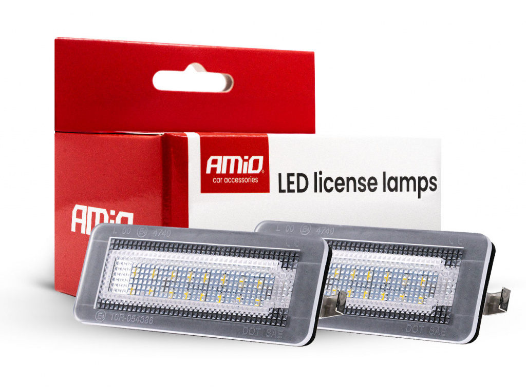 Set 2 Buc Lampi Numar Inmatriculare Led Amio Smart Fortwo 450 1998-2007 CLP25 04568