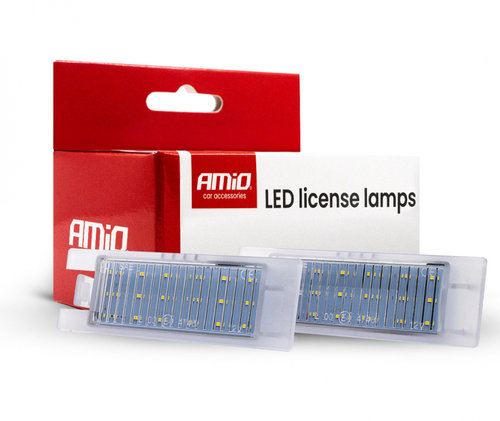 Set 2 Buc Lampi Numar Inmatriculare Led Amio Chevrolet Cruze 2011-2019 Hatchback CLP18 04561