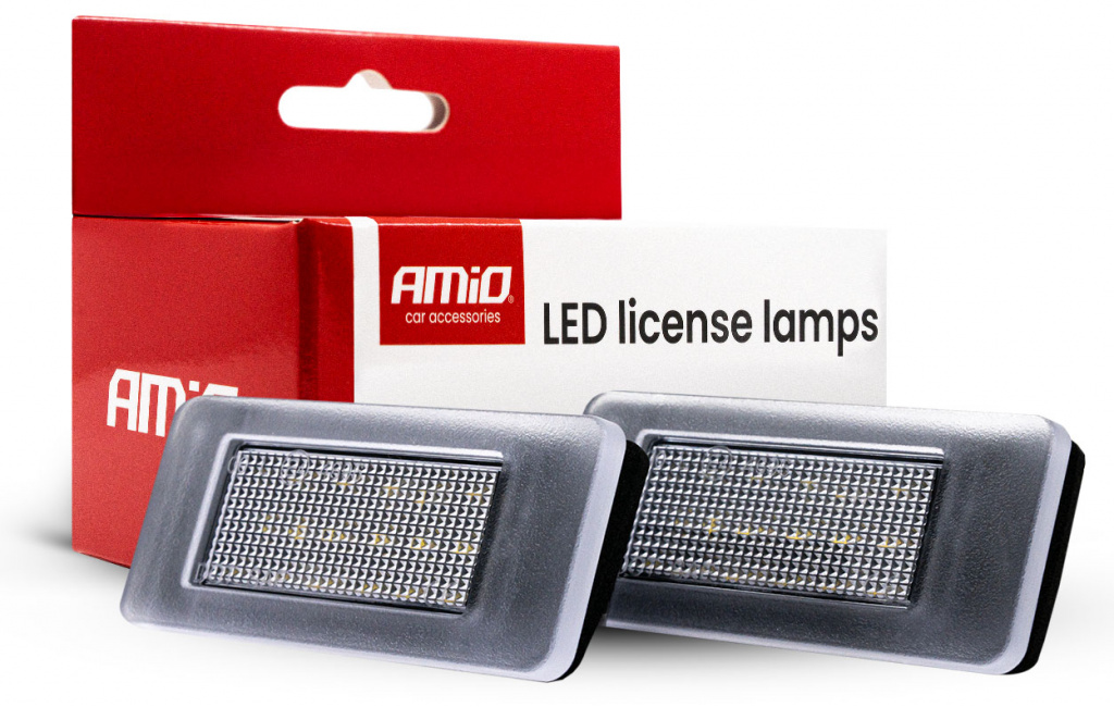 Set 2 Buc Lampi Numar Inmatriculare Led Amio Peugeot 208 2012-2016 CLP13 04555