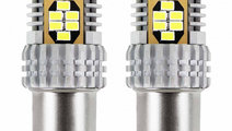 Set 2 Buc Led Amio BA15S P21W R10W R5W 24 SMD 1156...