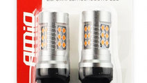 Set 2 Buc Led Amio WY21W T20 3030 24 SMD 7440 Canb...