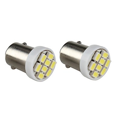 Set 2 Buc Led BA9S 12V 8 SMD Albastru TCT-5014