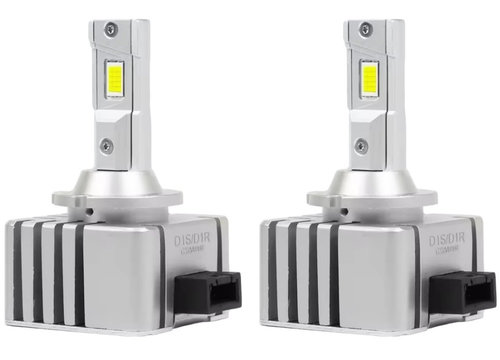 Set 2 Buc Led C18S D1S 12V / 24V 70W 8000Lm Plug&amp;Play Pentru Far Auto Chip Cree Alb 6000K C18S-D...