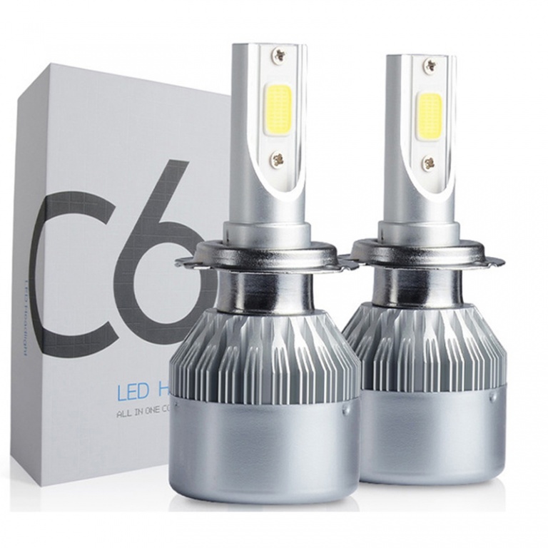 Set 2 Buc Led C6 H11 12V / 24V 18W 3500Lm Alb 6000K AVX-T240222-4