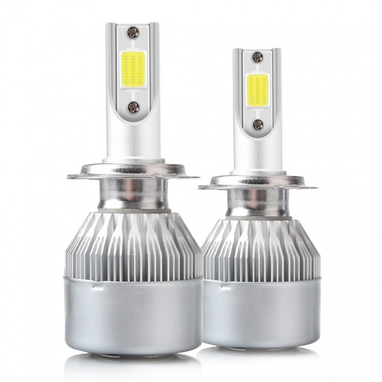 Set 2 Buc Led C6 HB3 12V / 24V 36W 3800Lm Alb 6000K HB3-C6