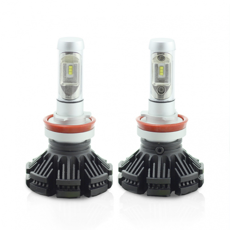 Set 2 Buc Led Carguard H8 12V / 24V Alb 6000K H8-LED