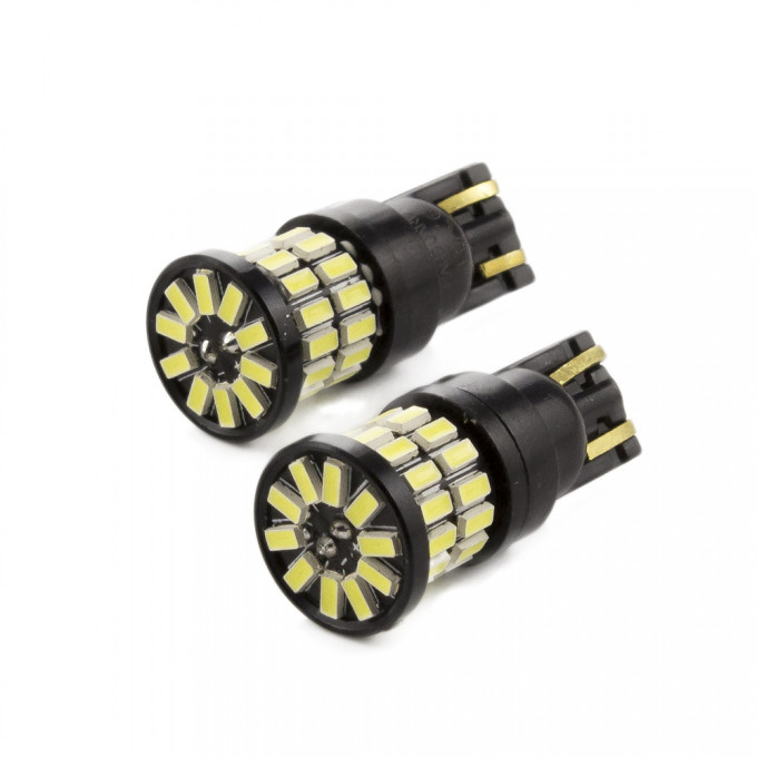 Set 2 Buc Led Carguard T10 12V W5W Alb 6000K CAN129