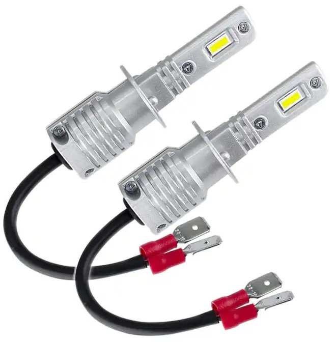 Set 2 Buc Led H1 12V / 24V 25W 6000Lm Canbus Alb 6500K V9S-H1 727328