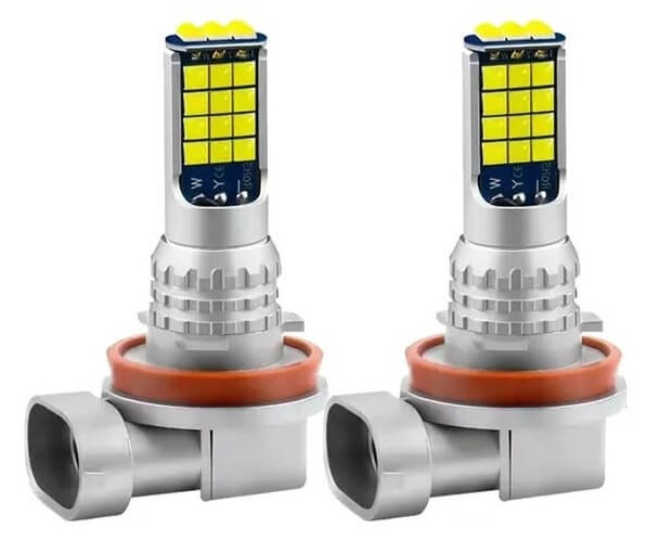 Set 2 Buc Led H11 12V 30 SMD Alb 6000K H11-30 SMD