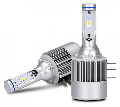Set 2 Buc Led H15 12V / 24V 80W 8000Lm All In One Pentru Far Auto Canbus Alb 6500K H15-CSP 741524