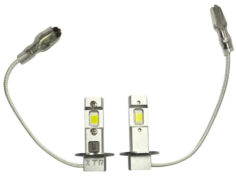 Set 2 Buc Led H3 12V / 24V X1 Canbus 13W 3600 Lm Alb Rece 6500K X1-H3 601611