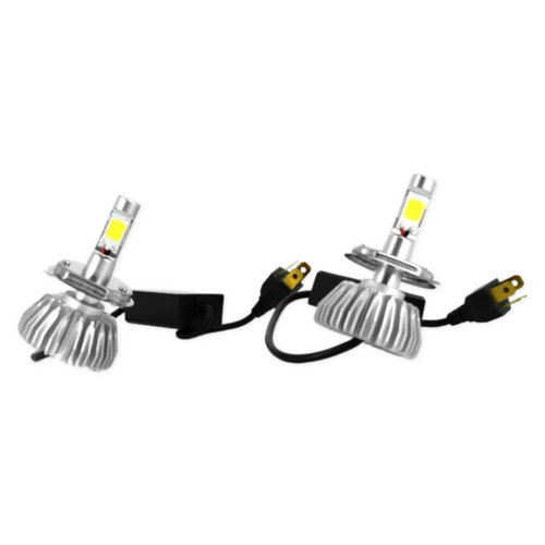 Set 2 Buc Led H4 12V 25W 2200Lm Silver Auto Head Light Cree Alb 6000K 250716-4