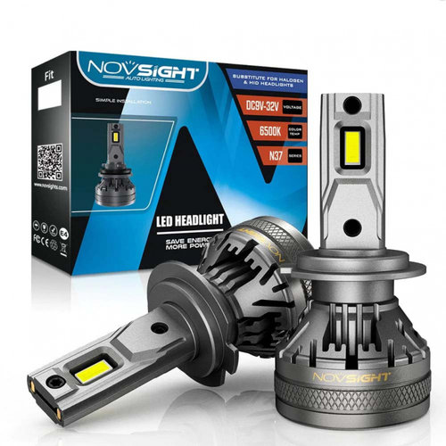 Set 2 Buc Led H7 12V / 24V 120W 22000Lm Canbus Alb Rece 6500K A500-N37-H7 433193