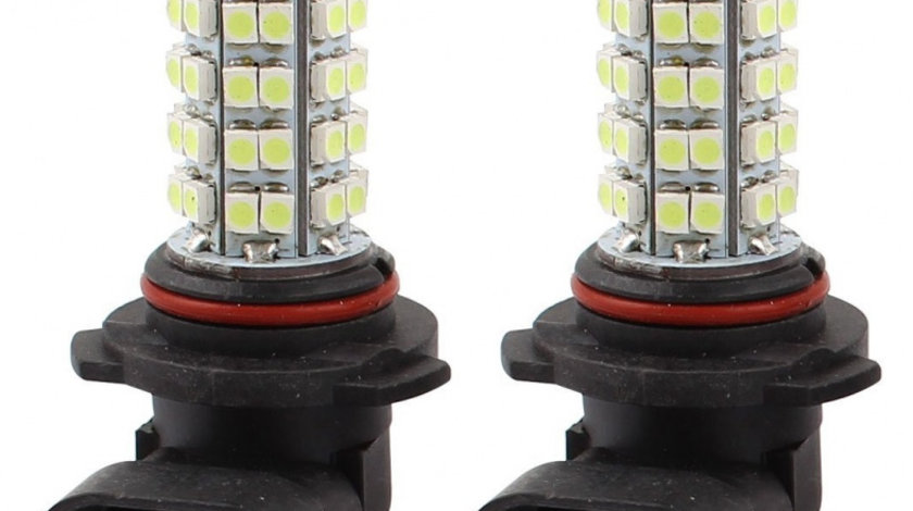 Set 2 Buc Led HB4 68 SMD Alb 727649