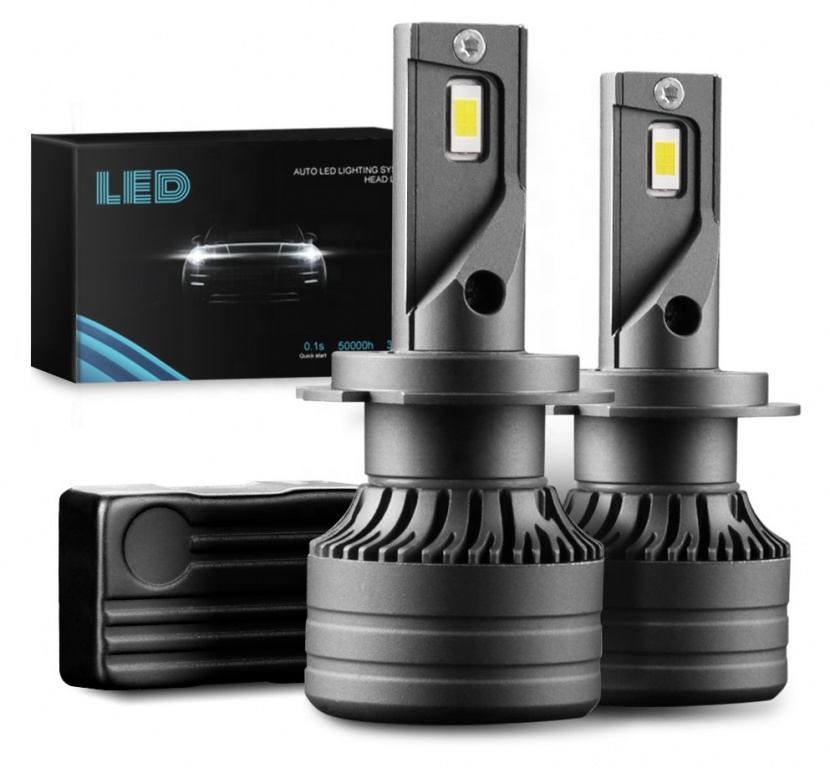 Set 2 Buc Led L7 H7 12V 50W Alb 6000K L7-H7-12V