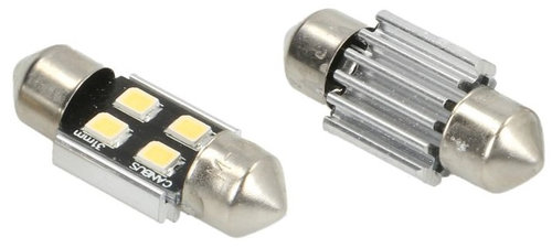 Set 2 Buc Led M-Tech Premium Sofit 12V C5W SV8,5-8 Canbus Alb 6000K 31mm LB345W