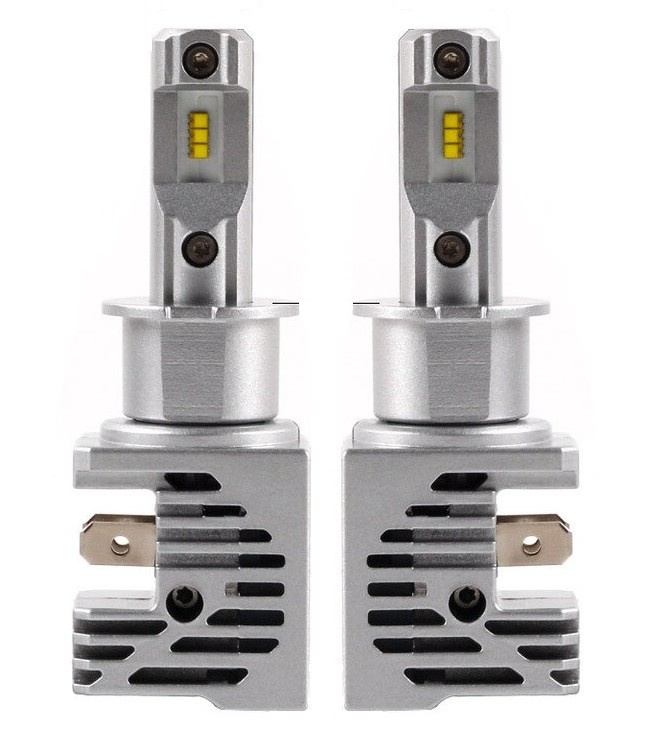 Set 2 Buc Led M3 H3 12V / 24V 55W 10000Lm Canbus Alb 6500K 313465