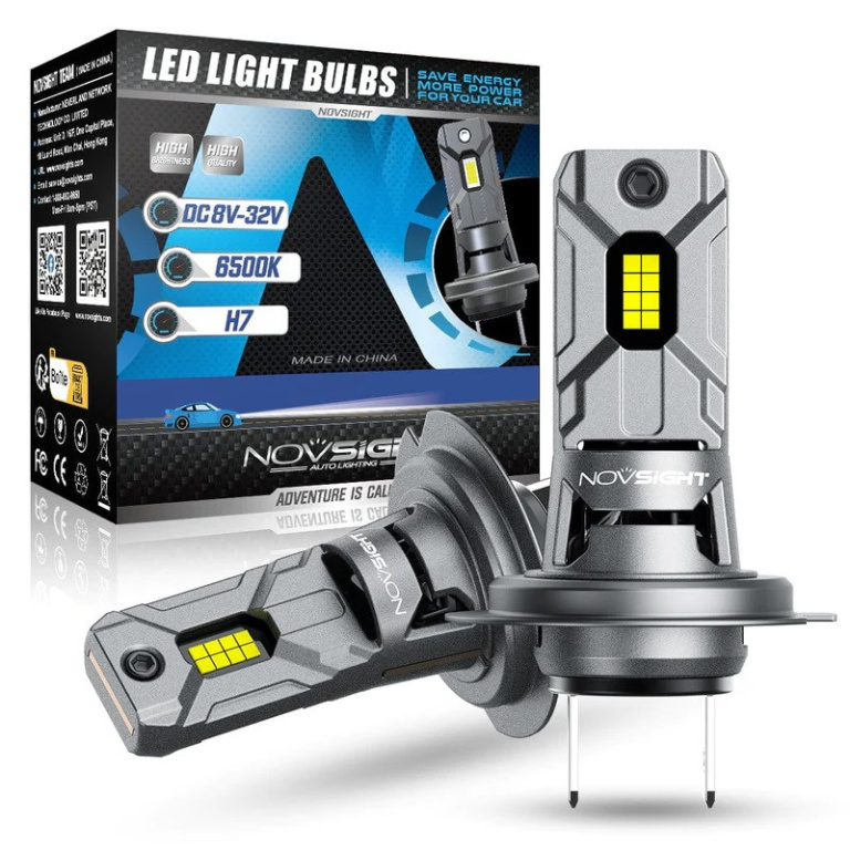 Set 2 Buc Led N64 H7 12V / 24V 60W 12000Lm Canbus Alb 6500K N64-H7 736421