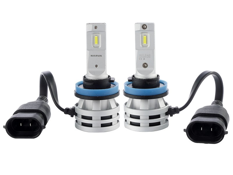 Set 2 Buc Led Narva H11 12V / 24V 24W PGJ19-2 Gama Performance Alb 6500K NV-01225