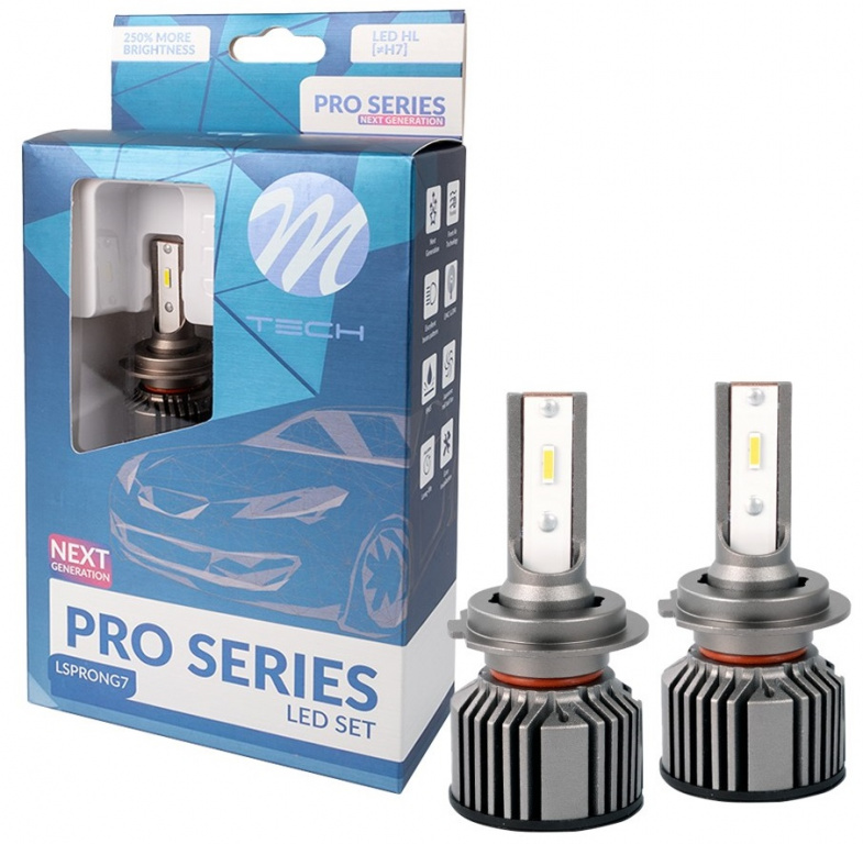 Set 2 Buc Led Nty H7 12V 40W Alb 6500K EZ-LSPRONG7
