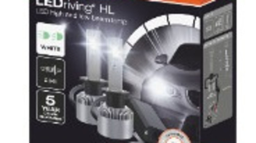 Set 2 Buc Led Osram H1 12V 12W P14,5S 6000K LEDriving HL 64150DWP-2HFB