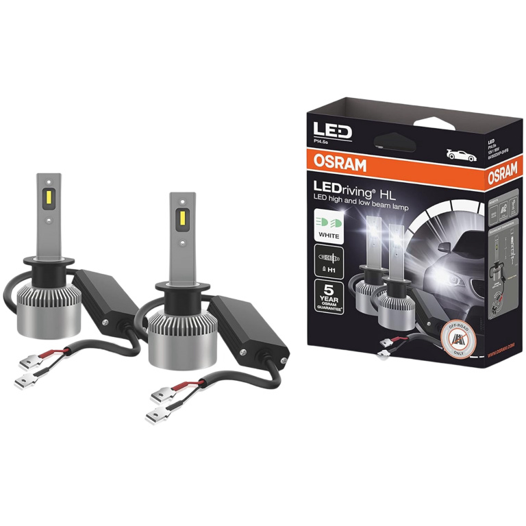 Set 2 Buc Led Osram H1 12V 12W P14,5S LEDriving HL Alb 6000K 64150DWP-2HFB