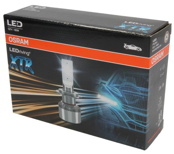 Set 2 Buc Led Osram H7 12V 18W PX26D LEDriving XTR Alb 6000K 64210DWXTR
