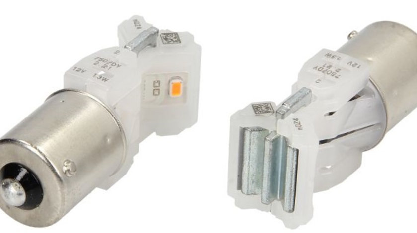 Set 2 Buc Led Osram PY21W 12V 1,3W BAU15S 6000K LEDriving SL 507DYP-02B