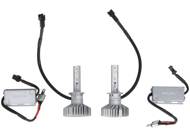 Set 2 Buc Led Philips H1 12V / 24V 15W Ultinon Pro5100 HL Alb 5800K 11258U5100X2