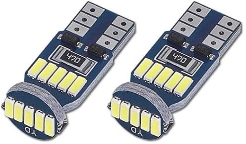 Set 2 Buc Led T10 12V 15 SMD 4014 Canbus Alb 6000K LED 038-B