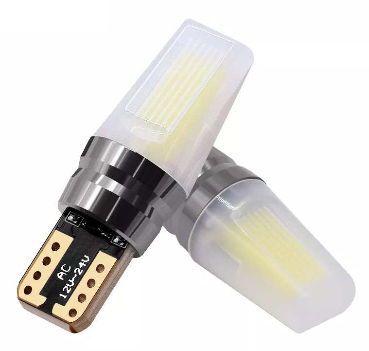 Set 2 Buc Led T10 12V COB Alb 6000K LED 561