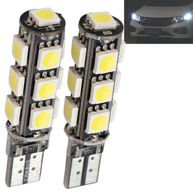 Set 2 Buc Led T10 13 SMD Canbus