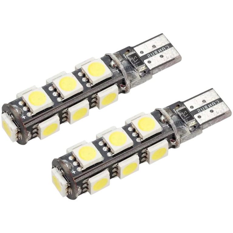 Set 2 Buc Led T10 13 SMD Canbus