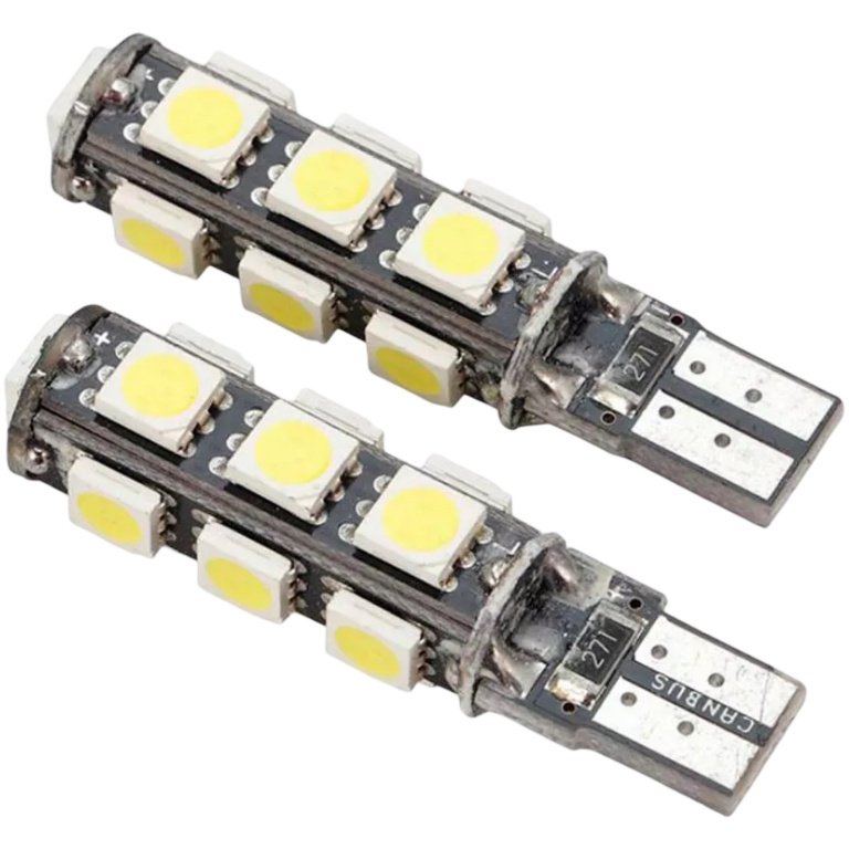 Set 2 Buc Led T10 13 SMD Canbus
