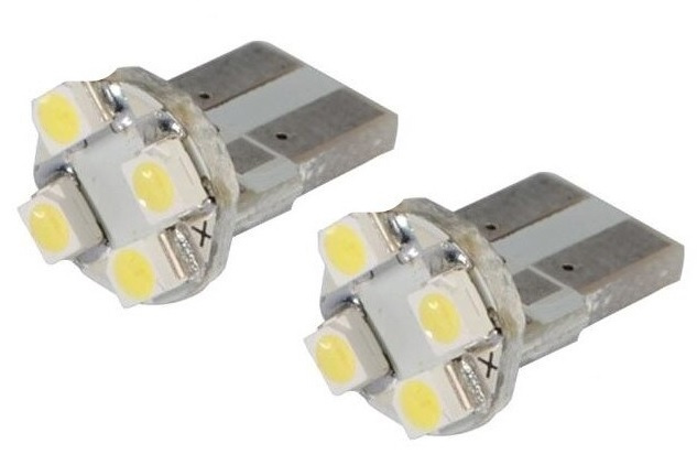 Set 2 Buc Led T10 24V 4 SMD 1210 Alb 6000K 10513W-24V 180321-1
