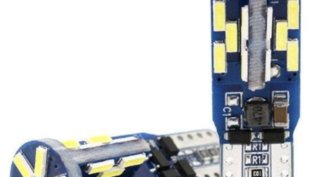 Set 2 Buc Led T10 30 SMD Canbus LED 566