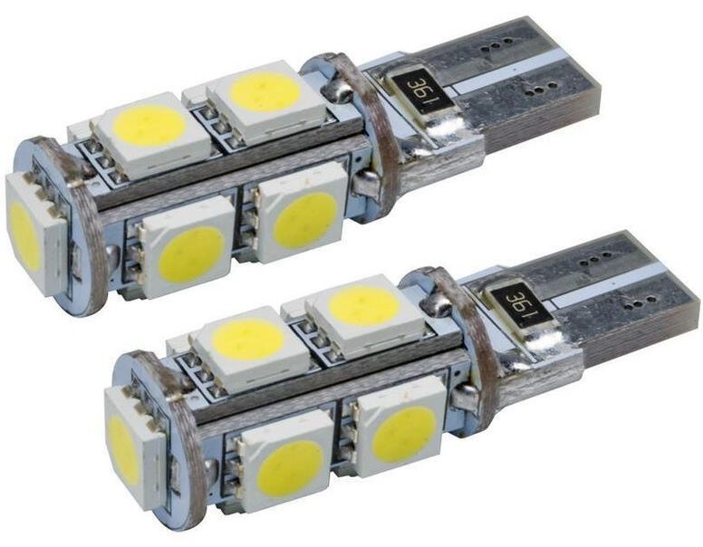 Set 2 Buc Led T10 9 SMD Canbus