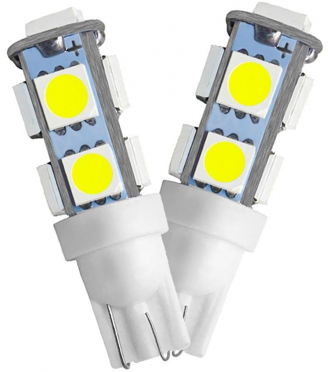 Set 2 Buc Led T10 9 SMD