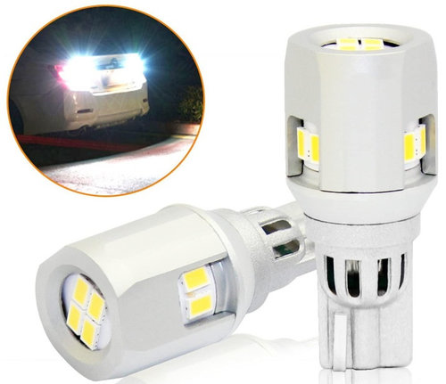 Set 2 Buc Led T15 12V 10 SMD 3020 W16W Canbus Alb 6000K 4KH-T15-W 233753