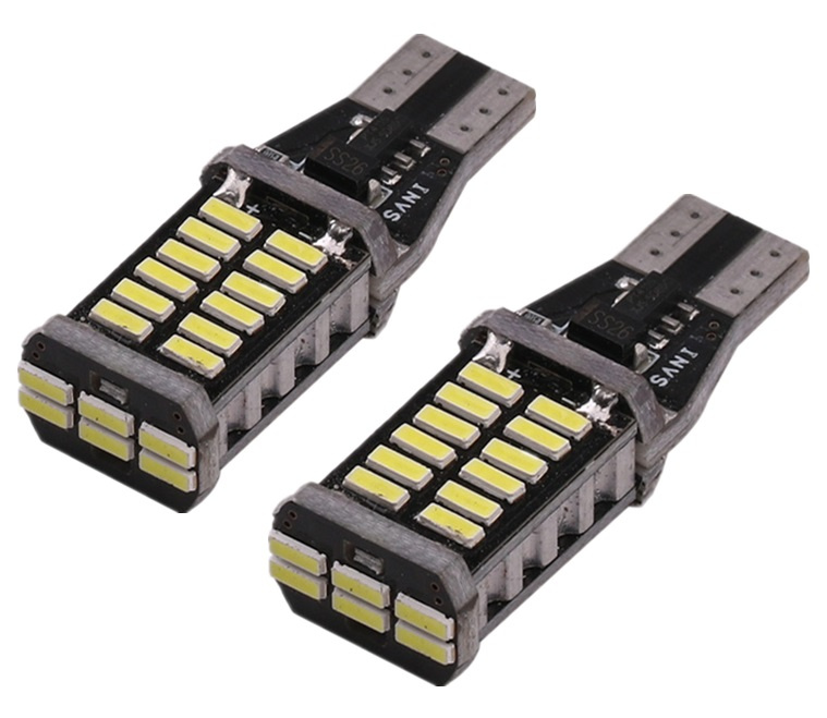 Set 2 Buc Led T15 12V 30 SMD Alb 6000K LED 286