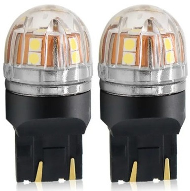 Set 2 Buc Led T20 12V 15 SMD 2835 W21/5W 7443 320Lm Nonpolar Canbus Alb 6000K SPT15-7443-W 230523-10
