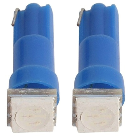 Set 2 Buc Led T5 12V 1 SMD Albastru 50312 TCT-924