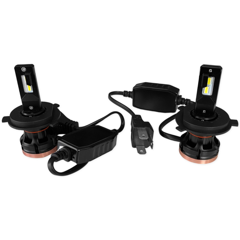 Set 2 Buc Led T8 Truck H4 24V Alb 6000K T8-H4-24V