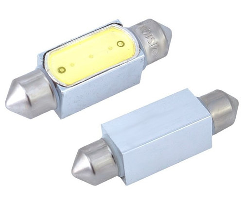 Set 2 Buc Led Vision Sofit 12V 1 High Power Festoon SV8.5 Alb 6000K 36mm 58916