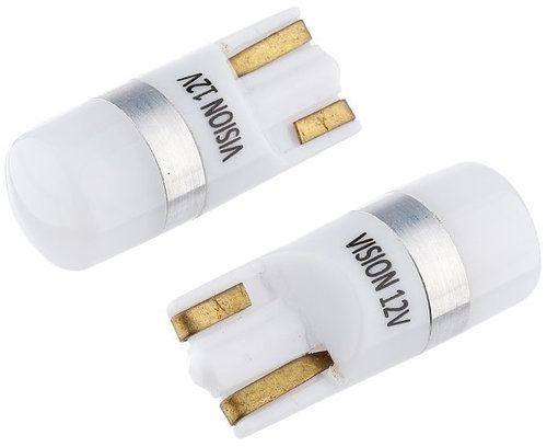 Set 2 Buc Led Vision T10 12V 1 SMD 3030 Canbus, Alb 6500K 58257