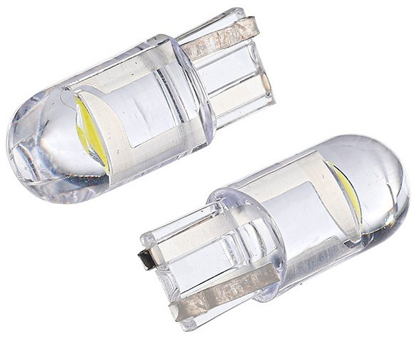 Set 2 Buc Led Vision T10 12V 1 SMD F10 Din Sticla, Alb, 58271