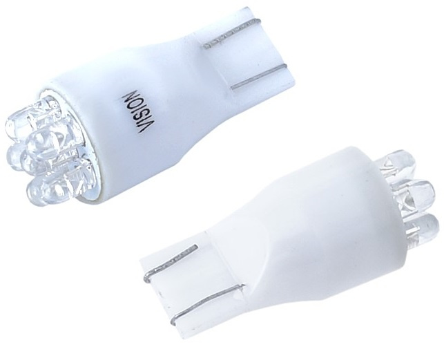 Set 2 Buc Led Vision T13 12V 6 SMD 3mm W2.1x9.5d Alb 6000K 58319
