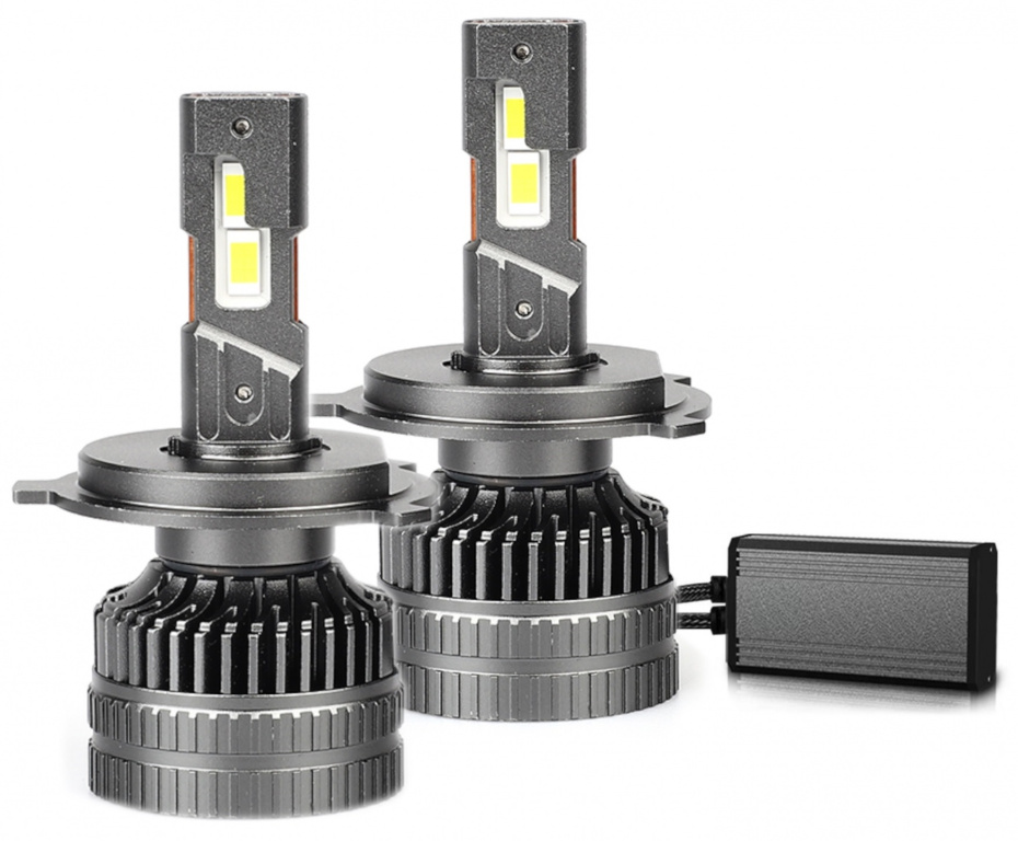 Set 2 Buc Led X8 H4 12V 120W 13000Lm Canbus Alb 6000K KRU098