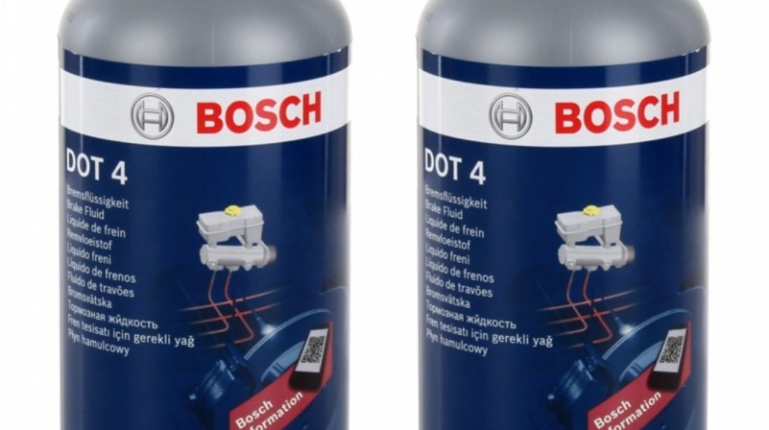 Set 2 Buc Lichid Frana Bosch Dot 4 1L 1 987 479 107